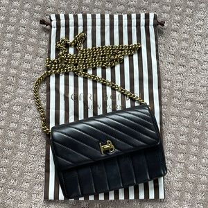 Gorgeous black Henri Bendal bag. Calfskin. Limited edition series. Classic.